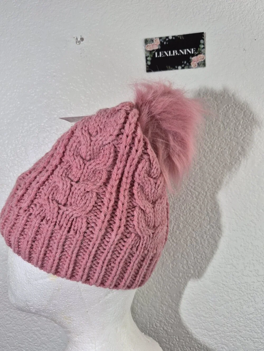Pink Brand New Winter Beanie Hat For Sale